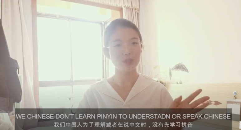 The tones in Chinese can be naturally acquired while learning ...